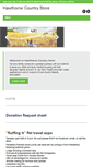 Mobile Screenshot of hawthornecountrystore.com